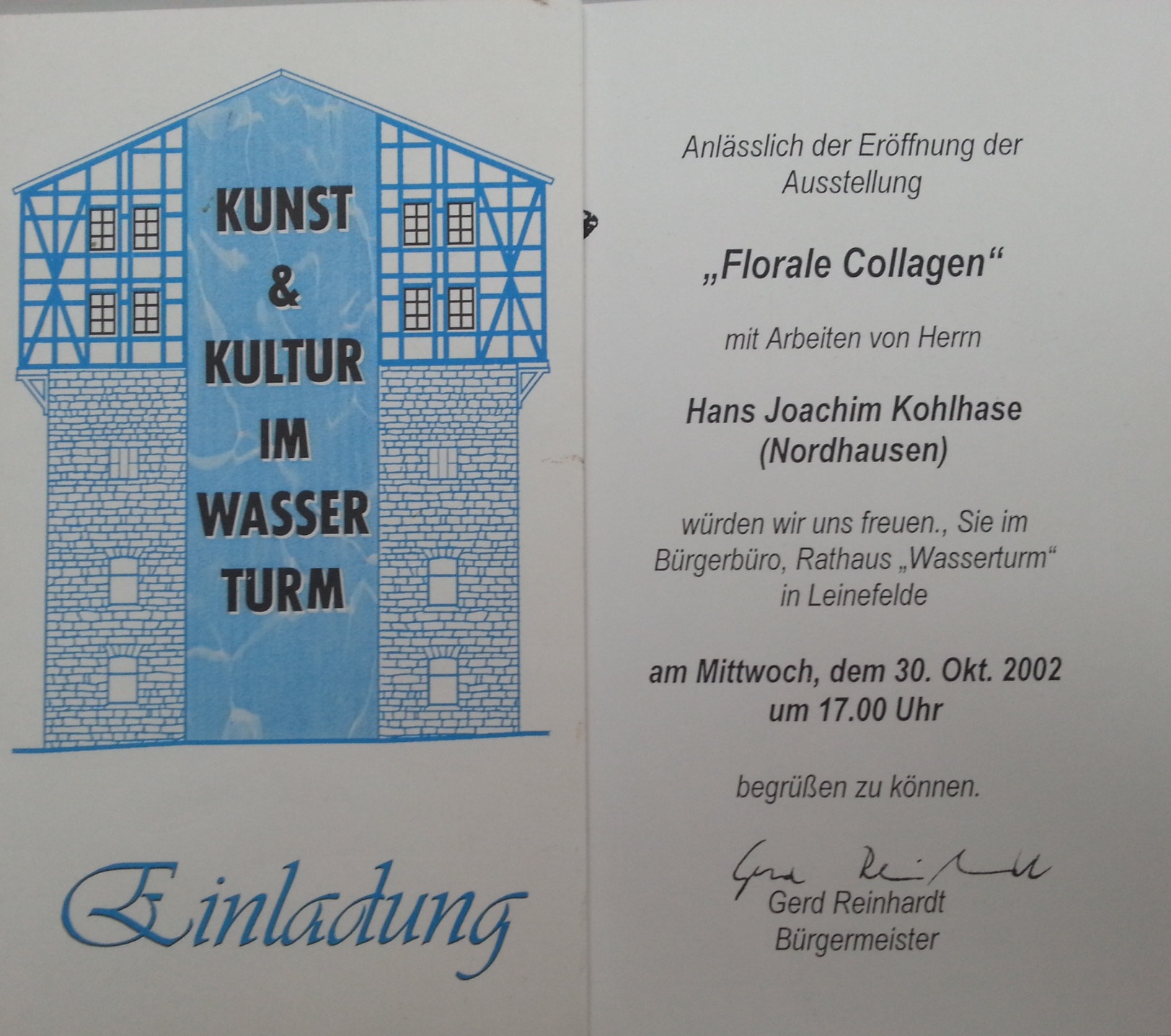 Ausstellung Leinefelde 2002 Ausstellung Leinefelde 2002