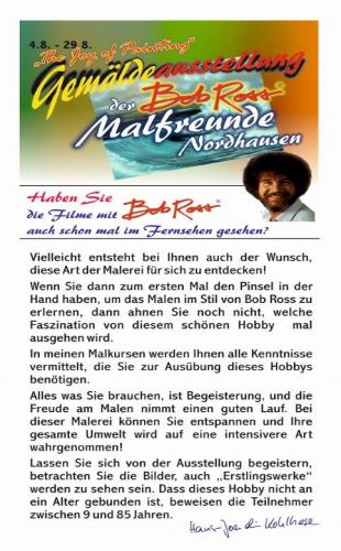 Bob Ross Ausstellung KSK 1 Bob Ross Ausstellung KSK 1